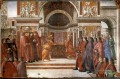 Ángel apareciéndose a Zacarías Renacimiento Florencia Domenico Ghirlandaio